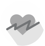 Stop heart icon